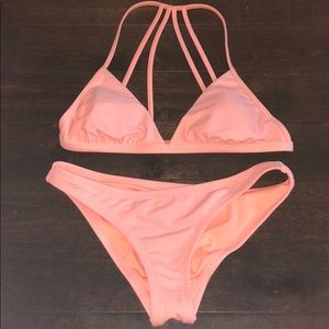 Xhilaration light orange bikini